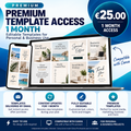 Premium Template 1 Month